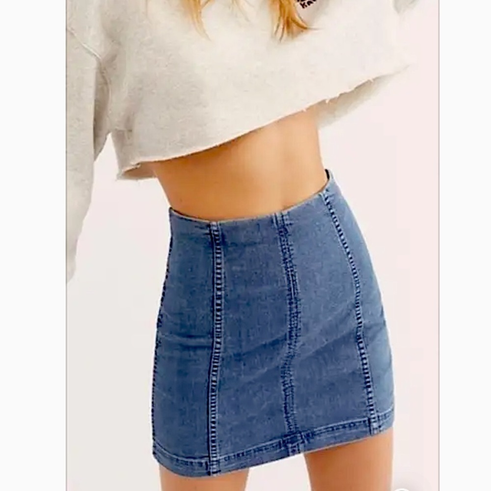 PACSUN denim stretchy mini skirts women’s size 27